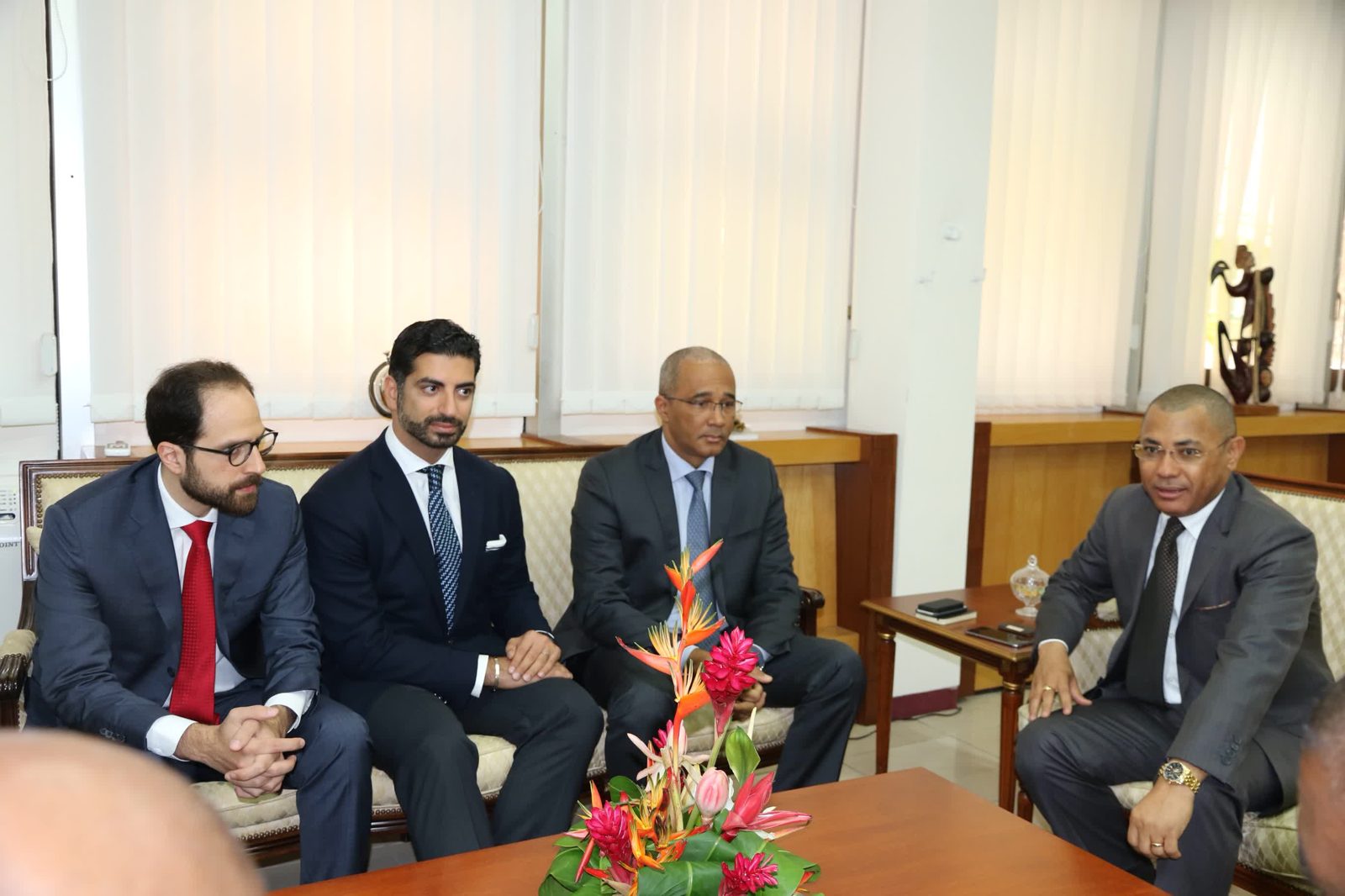 MERH RECEVANT LE FGIS & FAHAD HARIRI