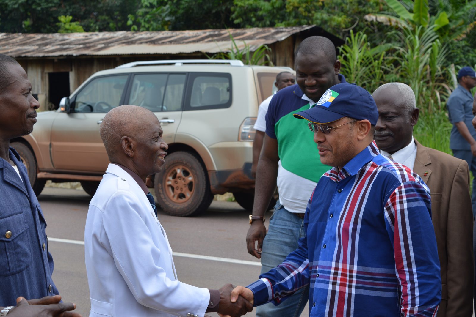 Désiré GUEDON accueilli à Moukoumbi